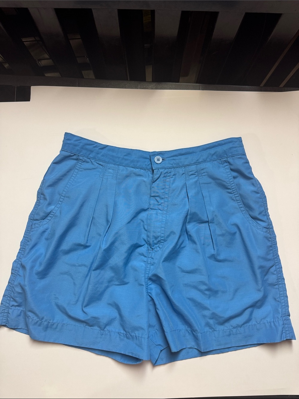 Vintage 90s JanSport Light Blue Pleated Outdoor Shorts Size Small